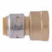 Strt Brass Push-Fit1/2in FNPT1/2in