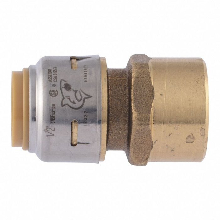 Strt Brass Push-Fit1/2in FNPT1/2in