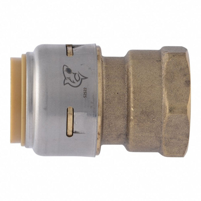 Strt Brass Push-Fit 3/4in x FNPT3/4in
