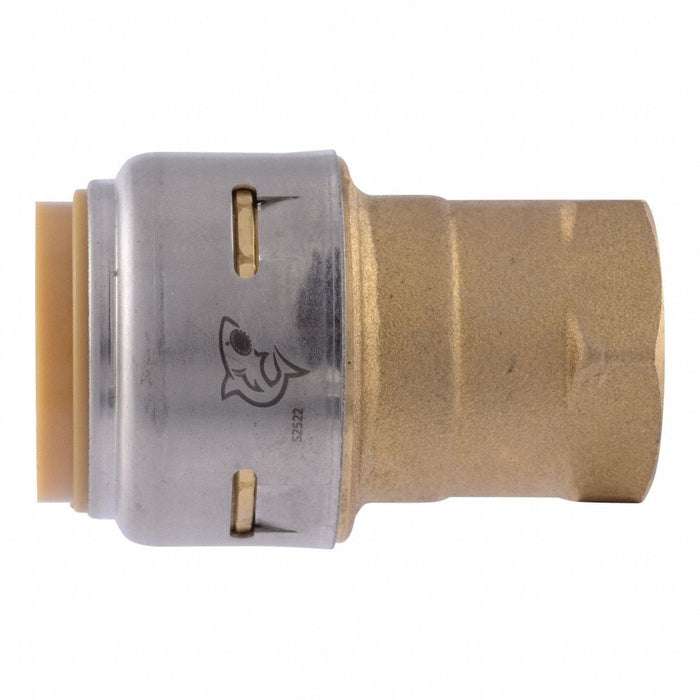 Strt Brass Push-Fit3/4in FNPT3/4in