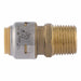 Strt Brass Push-Fit1/2in MNPT1/2in