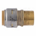 Strt Brass Push-Fit3/4in MNPT3/4in