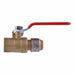 Manual 2-Way Ball Valve NPT Brass