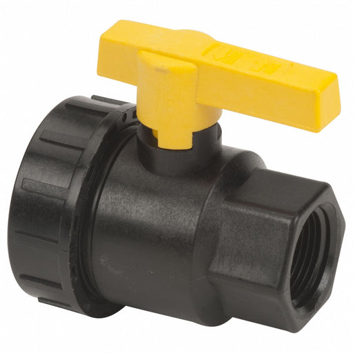 Manual 2-Way Ball Valve NPT Polypro