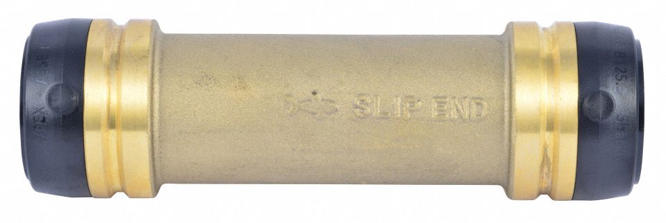 Strt Brass Push-Fit 1 1/4  1 1/4 