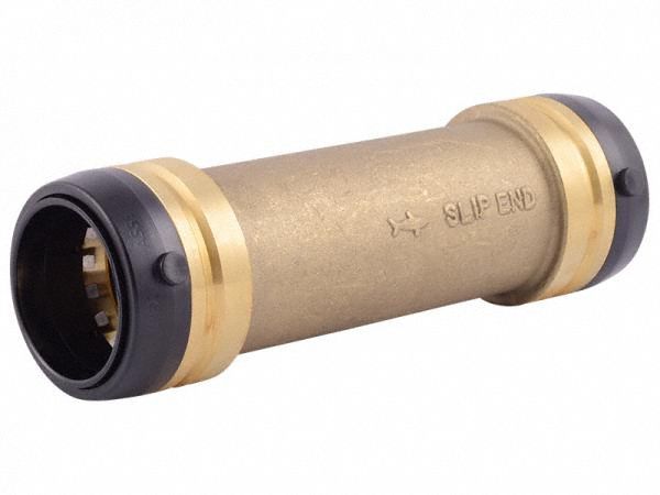 Strt Brass Push-Fit 1 1/2  1 1/2 