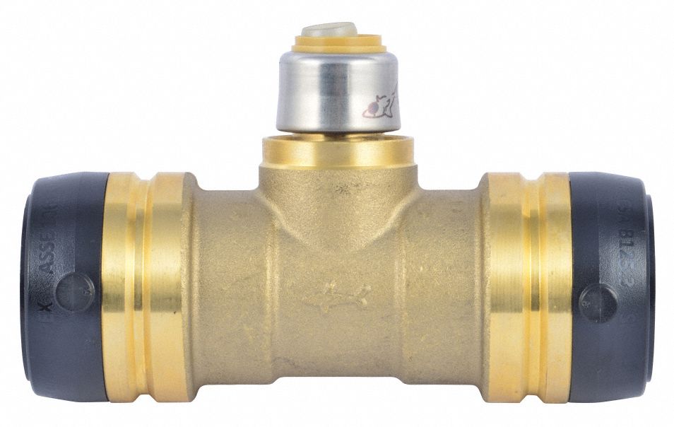 Tee Brass Push-Fit11/4 1/2 11/4 