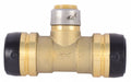 Tee Brass Push-Fit15/8 3/4 11/4 