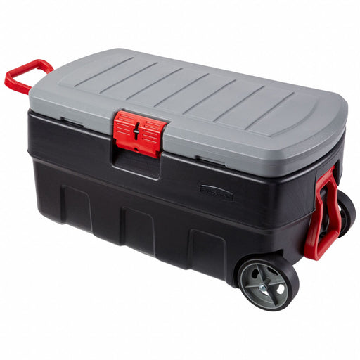 Storage Tote 35.25 in L 20 in W Black