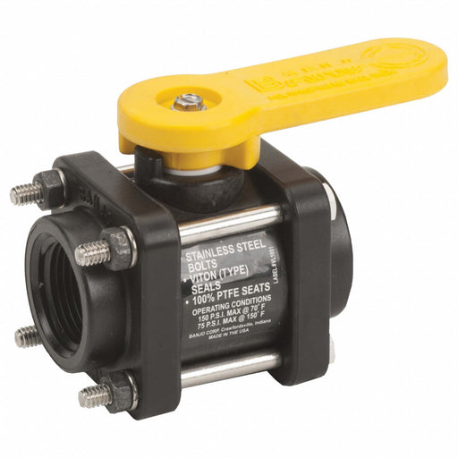 Manual 2-Way Ball Valve NPT Polypro