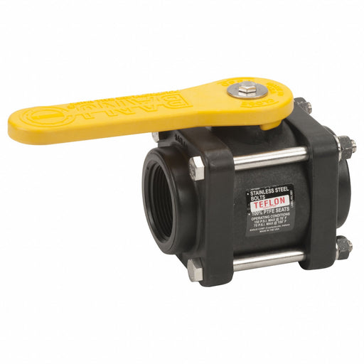 Manual 2-Way Ball Valve NPT Polypro
