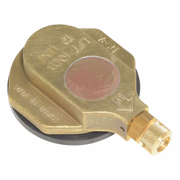 Drum Safety Vent Brass Bronze Horizontal