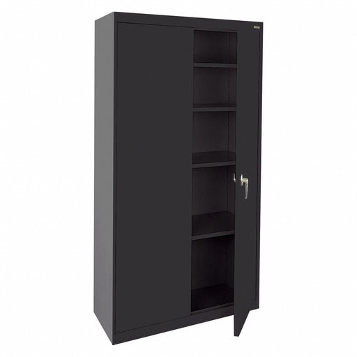 Storage Cabinet Light Duty Black 150 lb
