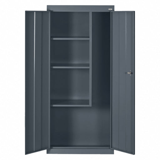 Janitorial Cabinet Charcoal Cap. 150 lb