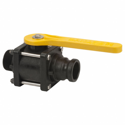 Manual 2-Way Ball Valve NPT Polypro