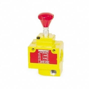 1/2 in/out 1/2 exhaust Lock-Out Valve