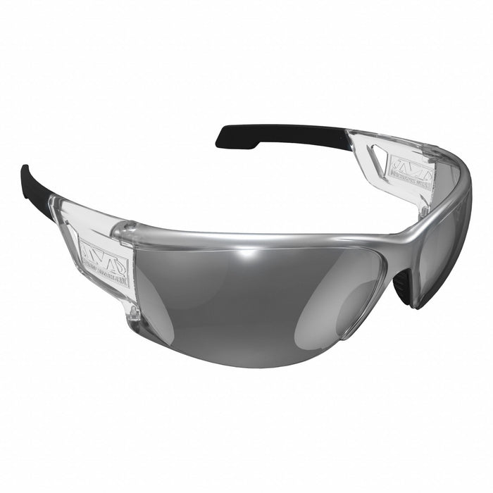 SafetyGlasses Smoke Indoor/Outdoor Slvr