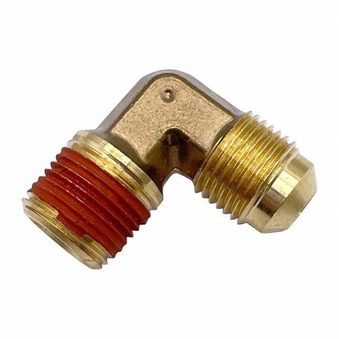 Elbow Brass Flared 3/8  MNPT 1/4 