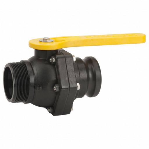 Manual 2-Way Ball Valve NPT Polypro