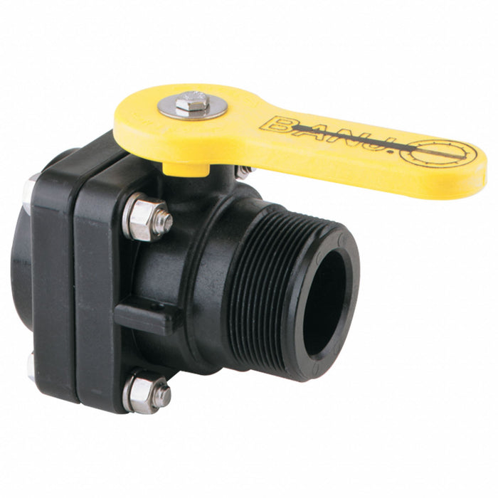 Manual 2-Way Ball Valve NPT Polypro