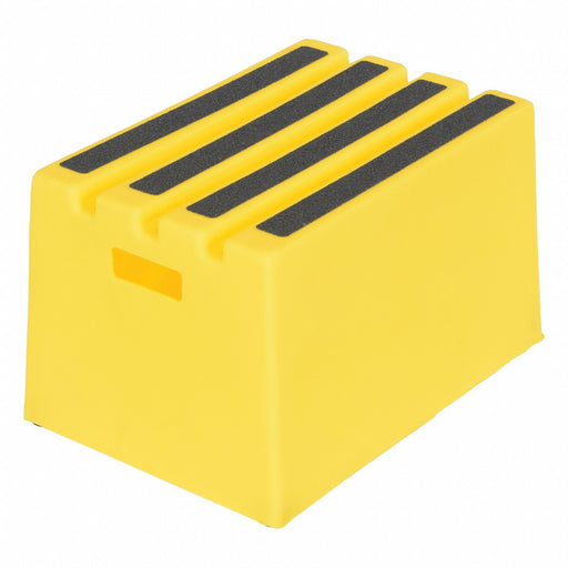 Polyethylene Step Stool Yellow 1 Step