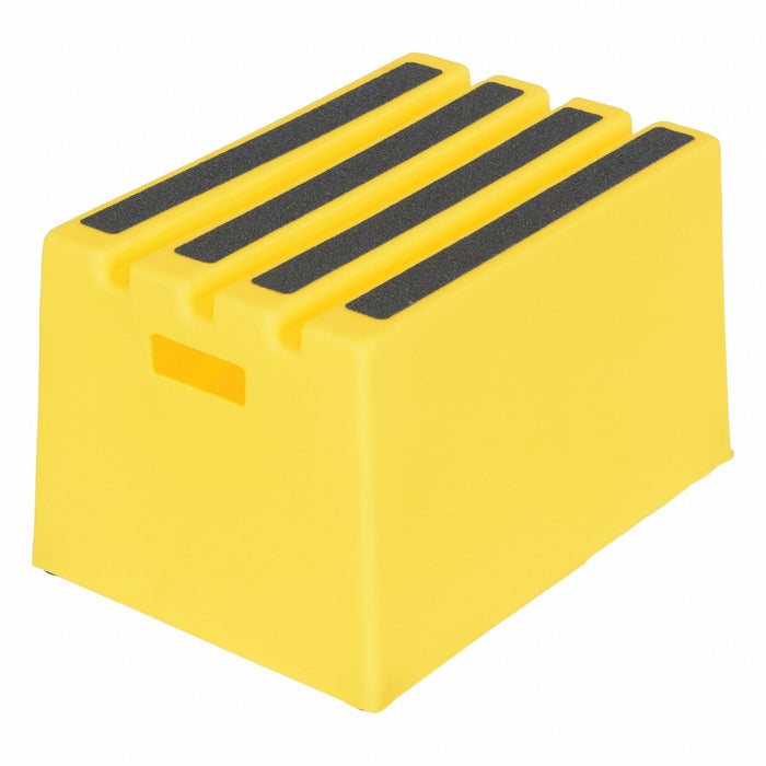 Polyethylene Step Stool Yellow 1 Step