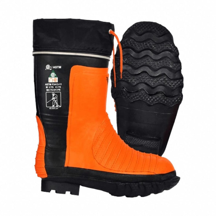 Water Jet Boots Mid-Calf Rubber 10D PR