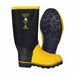 E4402 Rubber Boot Unisex 8 Knee Black PR