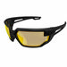 SafetyGlasses Amber Indoor/Outdoor Blk