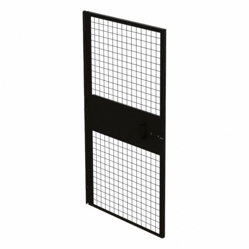 Wire Mchn Grd Door 66 inx46 in Blk