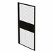 Wire Mchn Grd Door 66 inx46 in Blk
