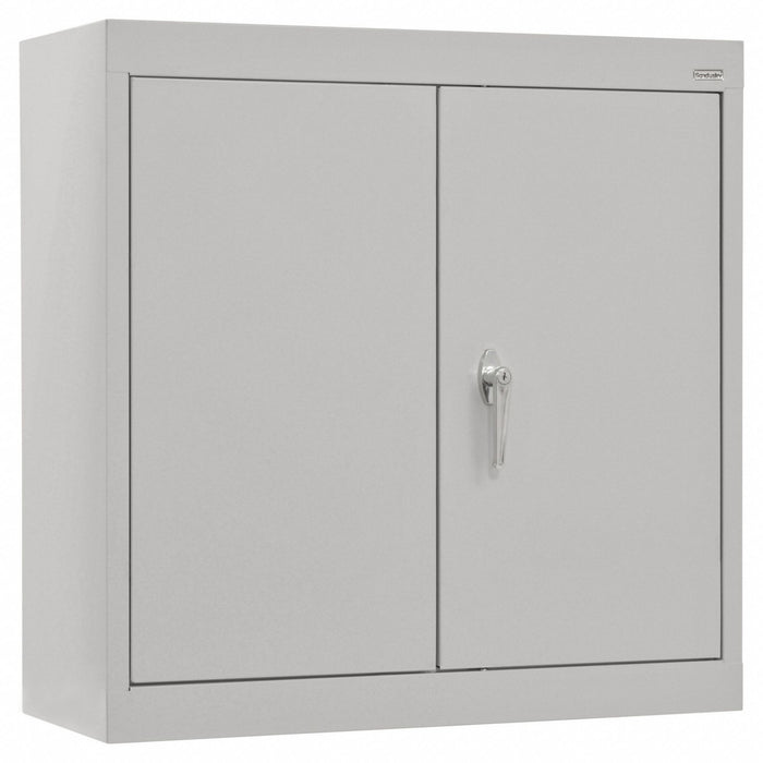 Wall Cabinet Gray Cap. 200 lb Keyed