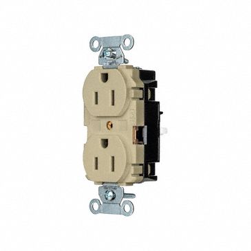 Receptacle 1/2 hp 125V AC NEMA 5-15R