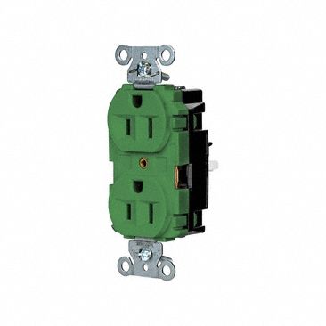 Receptacle 1/2 hp 125V AC NEMA 5-15R