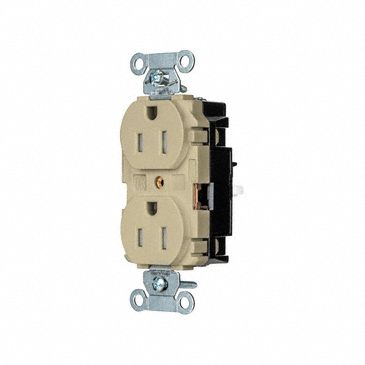 Receptacle 1/2 hp 125V AC NEMA 5-15R
