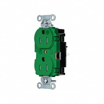 Receptacle 1/2 hp 125V AC NEMA 5-15R