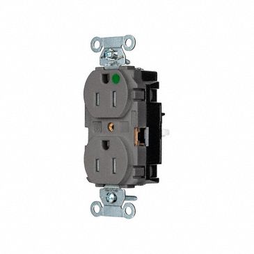Receptacle 1/2 hp 125V AC NEMA 5-15R