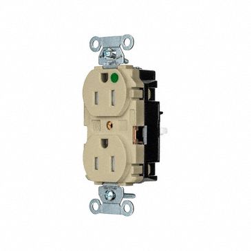 Receptacle 1/2 hp 125V AC NEMA 5-15R