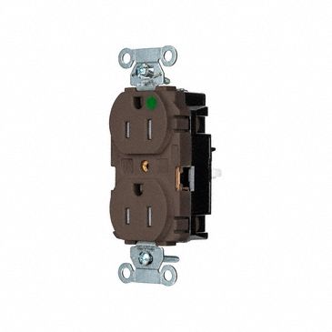Receptacle 1/2 hp 125V AC NEMA 5-15R