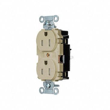 Receptacle 1/2 hp 125V AC NEMA 5-15R