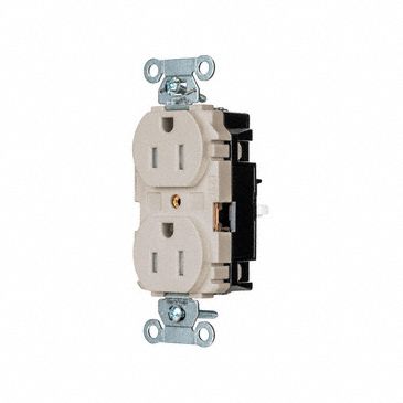 Receptacle 1/2 hp 125V AC NEMA 5-15R