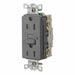 GFCI Receptacle 15A 125VAC 5-15R Gray
