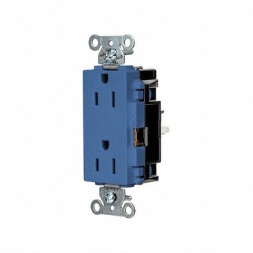 Receptacle 1/2 hp 125V AC NEMA 5-15R