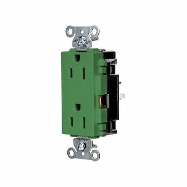 Receptacle 1/2 hp 125V AC NEMA 5-15R