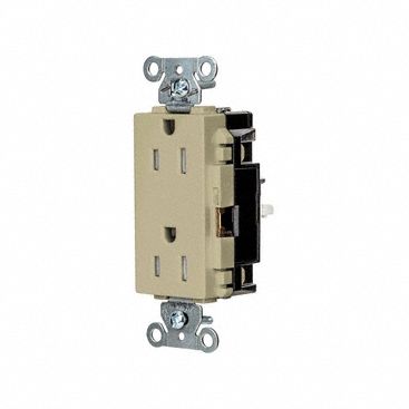 Receptacle 1/2 hp 125V AC NEMA 5-15R