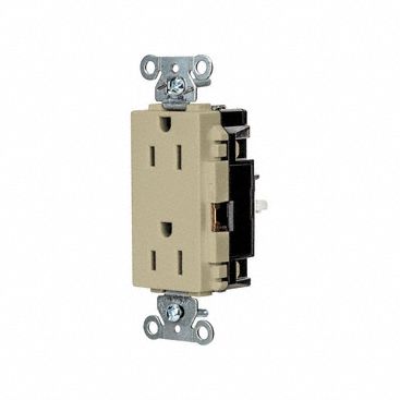 Receptacle 1/2 hp 125V AC NEMA 5-15R