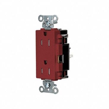 Receptacle 1/2 hp 125V AC NEMA 5-15R