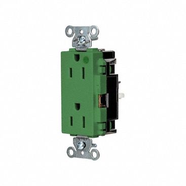 Receptacle 1/2 hp 125V AC NEMA 5-15R