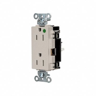 Receptacle 1/2 hp 125V AC NEMA 5-15R