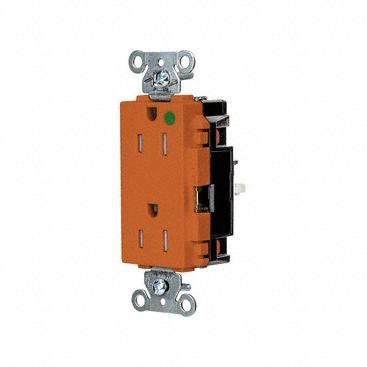 Receptacle 1/2 hp 125V AC NEMA 5-15R